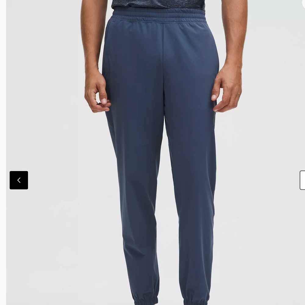 lululemon Surge Men's Blue Twill Joggers